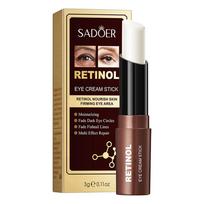 1/3/5pcs SADOER Retinol Eye Cream Stick Removing Anti Dark Circles Under the Eyes Moisturizing Nourishing Eye Skin Care beige