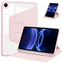 Rotation Cover For Redmi Pad 2 SE 9.7 2026 Case Smart Stand Acrylic Funda For Xiaomi Redmi Pad2 9.7inch 2026 with Pen Slot Cover Redmi Pad 2 SE 9.7in rožinė