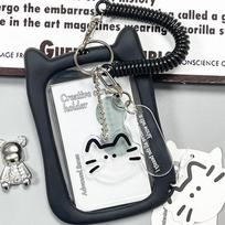 Animacinis kortelių dėklas Idol nuotraukų apsauginis dėklas Fotokortelių dėklas Unisex Kawaii Kampuso kortelės viršelis Skaidrus Paprastas kortelės viršelis A2 gray