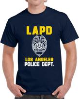 Los Andželo policijos departamento (LAPD) pareigūno įkvėptas individualus miesto unisex marškinėlis M white