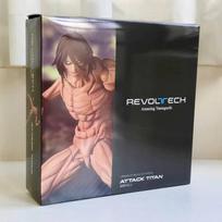 NAUJAS Yamaguchi Kaiyodo Attack on Titan Šarvuotas Titanas Revoltech Anime Veiksmo Figūrėlės Figūrėlė Ko Sąnarių Judinamas Modelis Žaislai dovanos gray