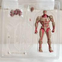 NAUJAS Yamaguchi Kaiyodo Attack on Titan Šarvuotas Titanas Revoltech Anime Veiksmo Figūrėlės Figūrėlė Ko Sąnarių Judinamas Modelis Žaislai dovanos brown