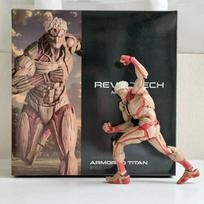 NAUJAS Yamaguchi Kaiyodo Attack on Titan Šarvuotas Titanas Revoltech Anime Veiksmo Figūrėlės Figūrėlė Ko Sąnarių Judinamas Modelis Žaislai dovanos