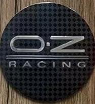 4pcs 56/60/65/68mm Wheel Center Hub Caps For OZ O.Z Racing Sport with Logo BFY5 Emblem Badge Hubcap Modify Accessories (as the picture,56mm&silver base)