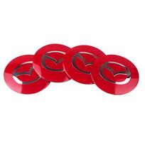 4pcs/set Car Wheel Center Hub Caps Sticker for Mazda 2 3 5 6 Axela Atenza Speed 6 CX-3 CX-4 CX 5 CX-7 CX-8 CX-9 Demio MPS Miata 56mm