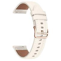 For Garmin vivoactive 5 Venu 2 Plus Venu Sq PU Leather Watch Strap Gold Buckle 20mm Watch Band Pink rožinė