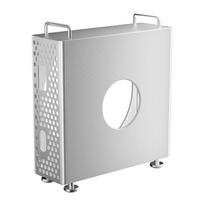 Aluminum Desktop Stand Case Mac Mini M4 Pro - Black Metal Protective Enclosure MacBook Air Mac mini M4 / M4 Pro