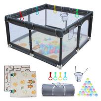 120x120cm Baby Playard Cloth Playpen Removable Enclosures for Indoor and Outdoor Use Care for Children and Pets 120 x 120 x 66 cm juoda