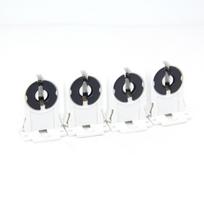 4pcs/lot (2pairs) T8 Lamp base Holder G13 Fluorescent Light Socket AC 100-250V Plastic suitable for LED bracket lamp Base