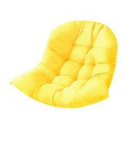 Lauko vandeniui atspari pakabinama kėdės pagalvėlė balkonui ir svetainei 120*80 cm Standard Version (1.5 kg) geltona