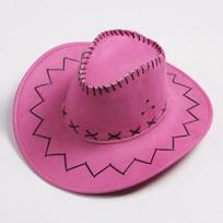 Children western cowboy wind wear hat women climbing bucket hat men summer grassland travel desert travel Children rožinė