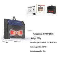 Ultrasonic Mouse, Bird, and Animal Repeller with LED Flashing Lights Standard gray