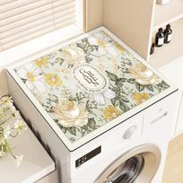 American Flower Drum Skalbimo mašina ir šaldytuvas Apsauga nuo dulkių – sugerianti, kreminė diatominė purvo naktinė staltiesė. 30*40 beige