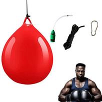 Water Boxing Punching Bag Household PVC PU Leather Sport Speed Boxing Bags Fitness Training Balls Equipment CHINA red