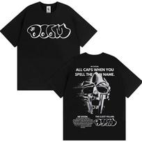 MF Doom Madvillainy Demos Album Rap Music T Shirt Men Women Fashion Hip Hop Streetwear Tshirts Cotton Comfort Oversized T Shi... 5XL įvairiaspalvis