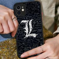 Japan Anime Death Note Phone Cases For IPhone 16 15 14 Plus 13 12 11 Pro Max Matte Oft Bumper Phone Cover iphone 12 gray