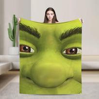 Pun mein pelkė S-šreko Antklodė Super Šilta Naujoviška Pliušinė Mesti Antklodė Lauko Kelionėms Biuras Flanelinė Paklodė Lovos Užvalkalas 75x90cm