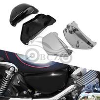 Universal Side Battery Cover for Motorcycle Magna VF750 (1994-2004) Electroplated Color gray