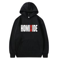 Rapper Homixide Gang Graphic Hoodie Playboi Carti Opium Merch Sweatshirt Men Women Hip Hop Oversized Hoodies Male Fleece Clothes M juoda