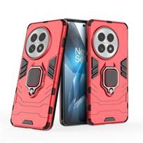 Stovelis Telefono Dėklas OnePlus 13 13R 5G One Plus 12 12R Dangtelis Su Žiedu Magnetinis Laikiklis Korpusas Fundas Coque OnePlus 12R raudona