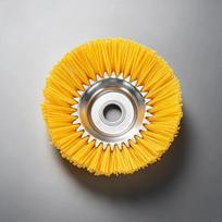 8  Universal Lawn Mower Grass Trimmer Impact Resistant Steel Nylon Weed Brush Cutter for Patio Edge Trimming geltona