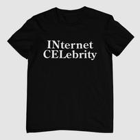 INternet CELebrity - Incel - Funny Unisex T-Shirt, Multiple colors. Ironic and sarcastic gift M black