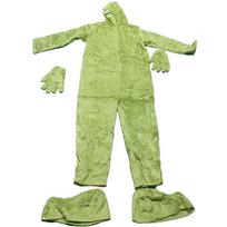 Žalias Grinčo monstro kombinezonas Aukštos kokybės Cosplay kostiumas visoms amžiaus grupėms S beige