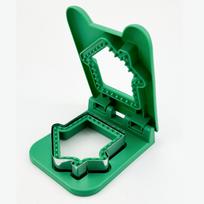 1pc, Sandwich Cutter And Sealer, Pastry Cutter, For Lunch Box Decoration, Baking Tools, Kitchen Accessories House(green) blue