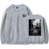 Game Alan Wake 2 Crewneck Sweatshirt Fleece Long Sleeve Unisex Clothing Streetwear Casual Graphic Printing Pullovers M gray