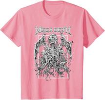Megadeth  Vintažiniai General Vic Marškinėliai Trumpomis Rankovėmis Klasikinis karštas produktas Y2k Aukščiausios klasės prabanga aukštos kokybės Unisex Oversized minkštas M gray
