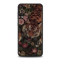 Telefono dėklas, skirtas Samsung Galaxy A56 A36 A26 A16 A06 A54 A42 A34 A24 A22 A20 A12 A40 A50 5G, minkštas TPU korpusas, animacinio tigro raštas for Samsung A56 black
