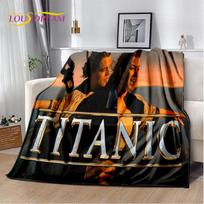 Filmo Titanikas Plakatas 3D Spausdintas Pledas, Minkštas Mesti Pledas Namams Miegamajam Lovai Sofai Piknikui Kelionei Biurui Poilsio Dangalas Vaikams 75x90cm
