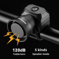 Usb Charging Waterproof Bicycle Horn Electronic Bike Bell Loud Sound Safety Riding Horn Universal For Mountain Bike Road Bike Children Scooter Outdoor juoda