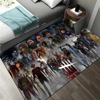 D-Dead by Daylight Išgyvenimo siaubo pabėgimo žaidimas Didelės zonos kilimai Kilimas namų svetainei miegamajam sofos kilimėlis 40cm by 60cm gray