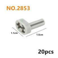 Bulk Technical Connector Pin Peg Cross Axle Building Blocks Parts Compatible with 2780 3673 6558 6562 MOC Bricks Toys white