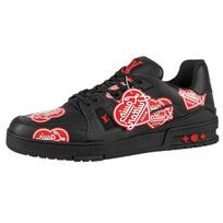 Louis Vuitton Nigo x Louis Vuitton Trainer 'Heart - Black' 1A9JAZ 41.5 black