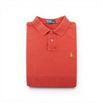 Second life - Men's Short Sleeve Polo Shirt Red - Good condition L red