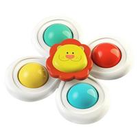 Cat Spinner Suction Cup Turntable, Suction Mount Rotating Windmill, Interactive Pet Entertainment Supplies For Cats yellow