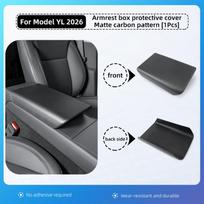 For Tesla Model YL 6 Seats Armrest Box Protect Cover Center Console Anti-Scratch 2026 Automotive Interior Accessories gray
