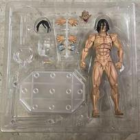Attack On Titan Eren Jaeger Colossus Form Articulated Special Edition Action Figure Model Doll Kit Boy Collectible Cool Toy Gift gray