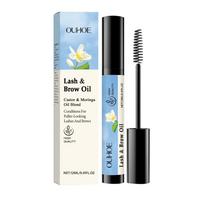 Lash Brow Care Serum, Natural Long-Lasting Black Curling Non-Smudge Eyelash Serum 12ml gray