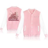 Cardi B Little Miss Drama Tour  Baseball Uniform Hoodie Man Women Jacket Unisex Harajuku Sweatshirt Hoodie S brown