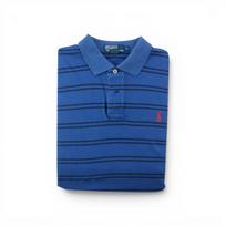 Second life - Men's Blue Short-sleeved Polo Shirt - Very good condition L mėlyna