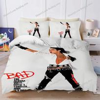 Dainininkas M-Michael Jackson Muzika Antklodės Užvalkalų Rinkinys stiliaus Lovos Patalynė Minkšta Skalbiama Medvilnė Lova Keturi Metų Laikai Studentų Bendrabutis Namų Tekstilė9 AU Single 140*210cm/55x83in 3pcs