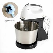 7‑speed Automatic Electric Stand Mixer Food Blender Dough Kneader With Mixing Bowl For Home Baking UK black