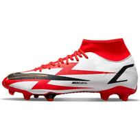 Nike Mercurial Superfly 8 Academy CR7 MG Čilės Raudonumo Unisex Sportbačiai Balti Visiskai Oranžiniai Juodi DB2854-600 42 red