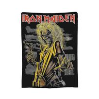 Rock I-Iron M-Maidens Antklodės Flanelinės Vasarinės Oro Kondicionieriaus Sunkiojo Metalo Muzikos Nešiojamos Super Minkštos Mėtymo Antklodės Patalynė 30x40in black