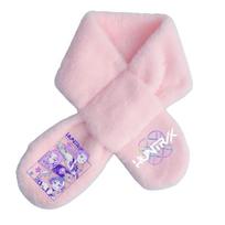 Soft Fashion Rumi Mira Zoey Printing Winter Autumn Warm Scarf Girls Purple Pink Scarves white