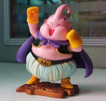 Anime Dragon Ball Z Figūrėlė Buu Mielas Storas Sausainis Boo PVC Figūrėlė Žaislas DBZ Goku Vegeta Super Saiyan Kovojantis Buu Modelis Lėlė Dovanos 9cm black