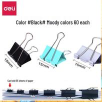Deli Binder Clips Assortment black
